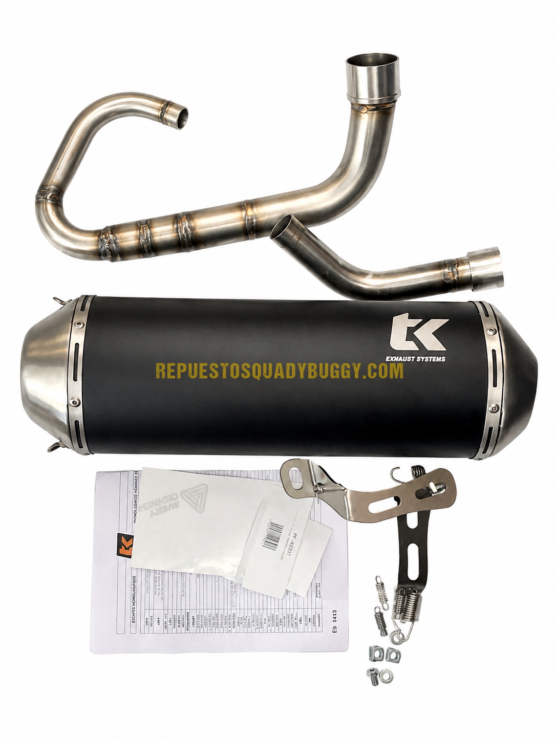 TUBO DE ESCAPE DE ALTAS PRESTACIONES TURBOKIT BUGGY AZEL-DAZON 250